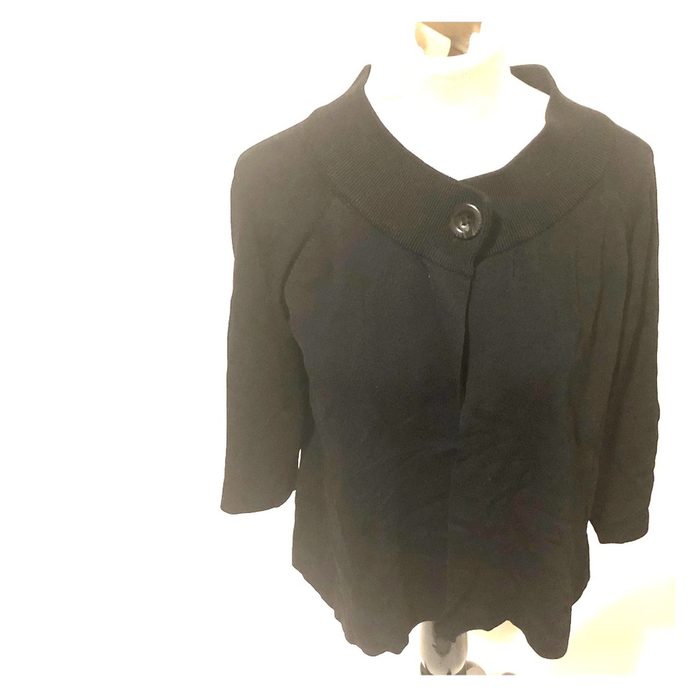Dress Barn black sweater shrug size large